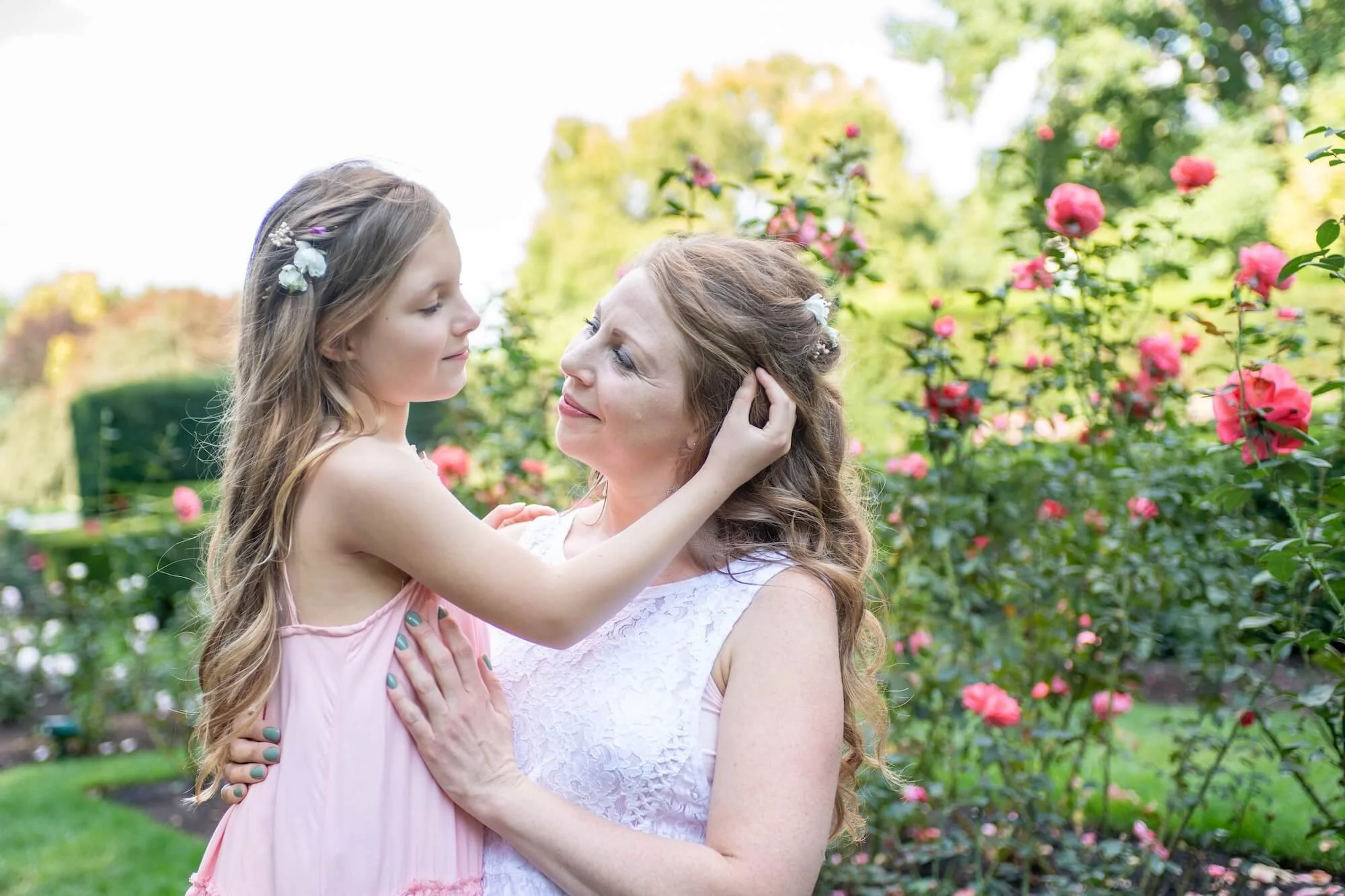 Briana with daughter Evelyn in her arms