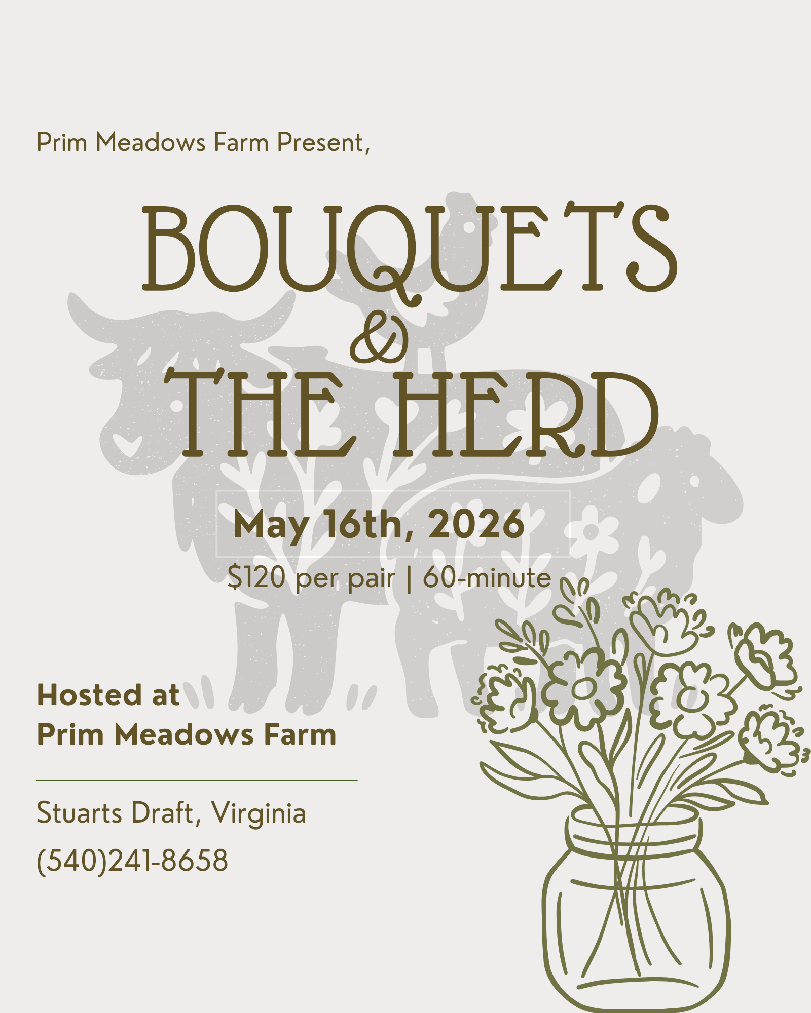 Bouquets & the herd