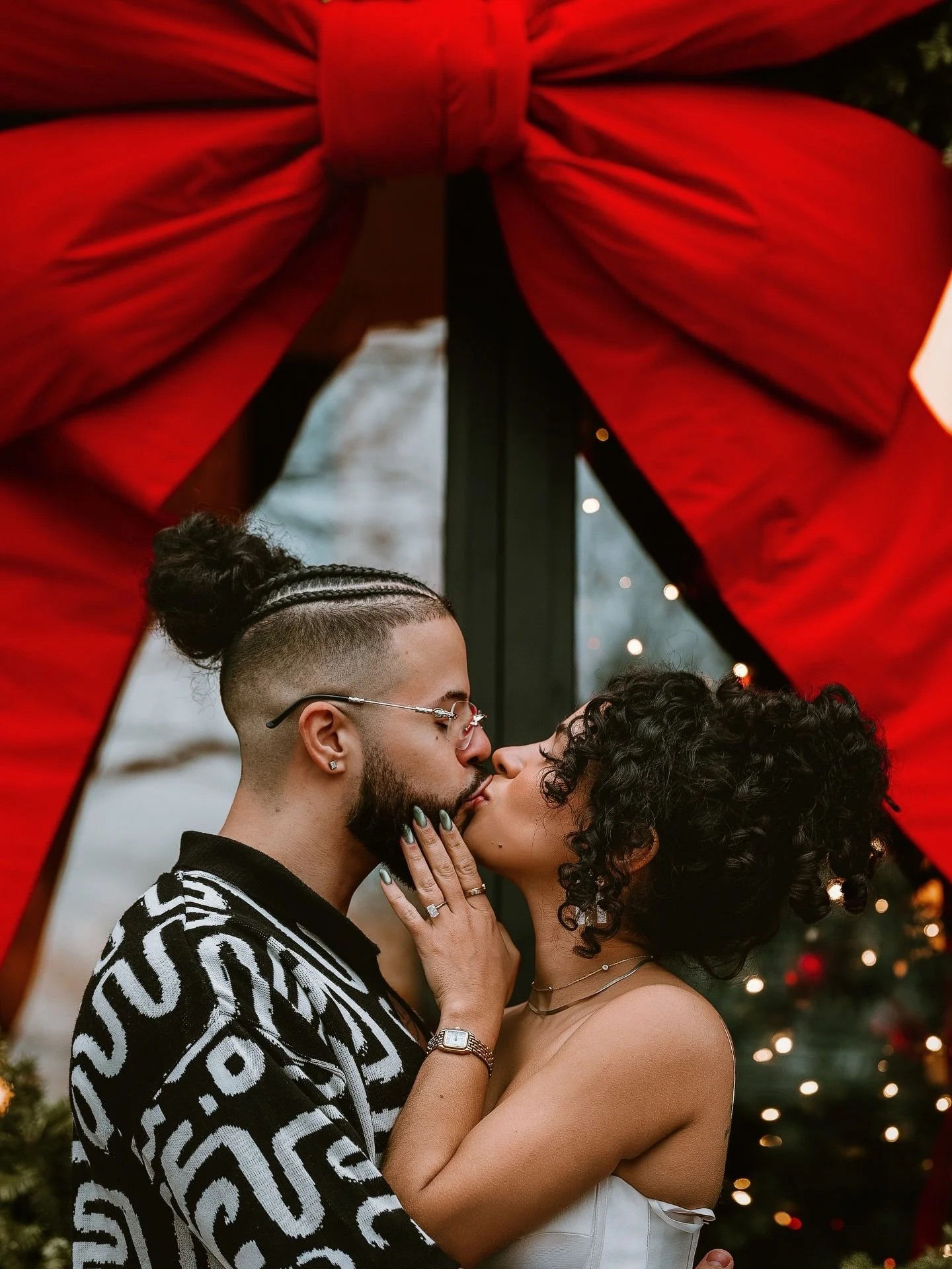 the city blurred.
lights softened into a quiet glow.
and in that small pocket of time, it was only them &mdash;
familiar hands, shared breath,
the kind of closeness that doesn&rsquo;t need to be asked for.
love that has learned each other.
love that 