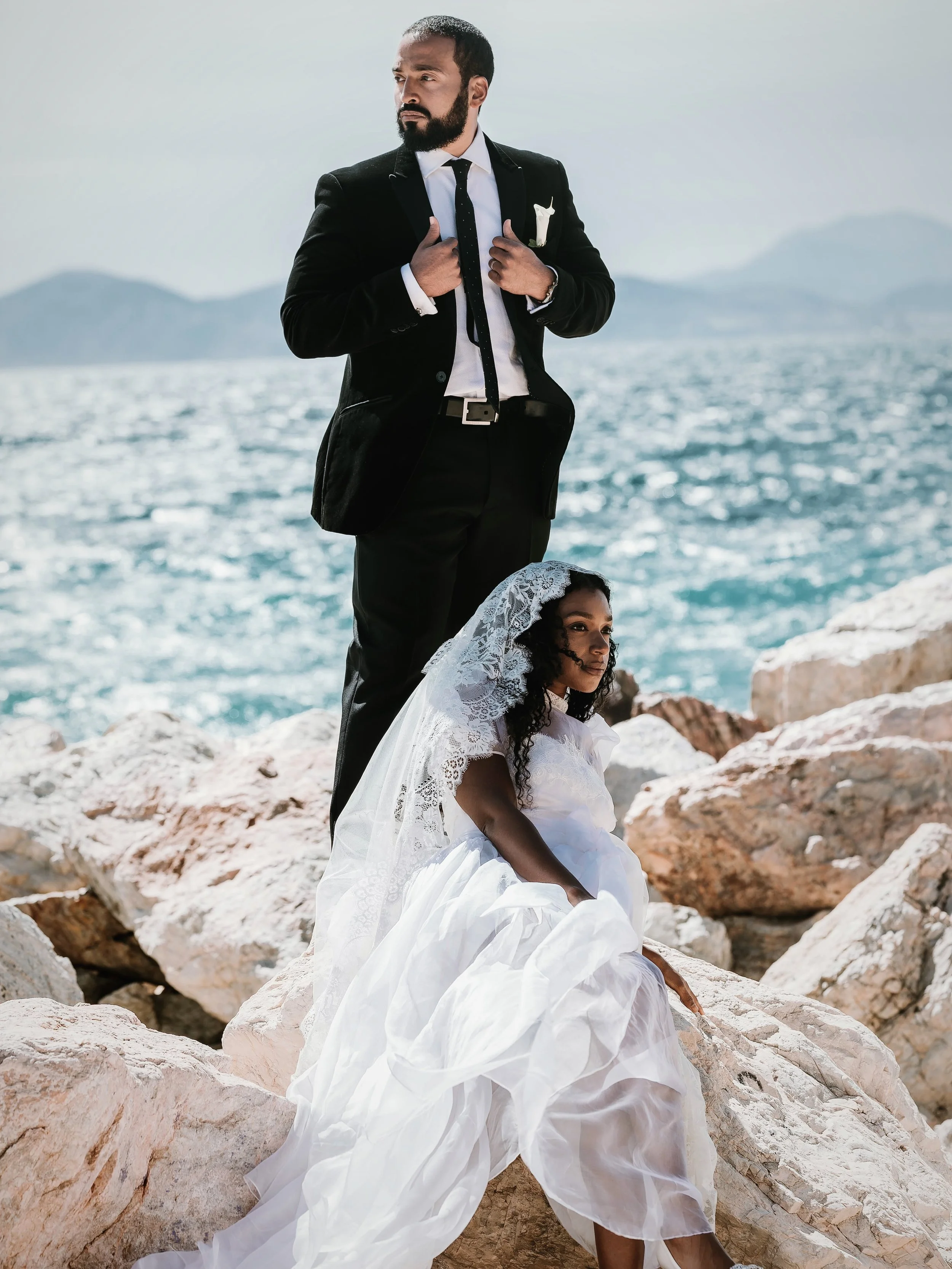 Where the Aegean meets forever. 🤍 Athens, Greece 

#Athens #blackbride#DestinationPhotography #europeansummer #luxurytravel 

Destination Event: @artofluxury.co
Art of Luxury Hosts: @drydenandemily
Art of Luxury Cruise Planner:
@mmbridalhouse
Guest 