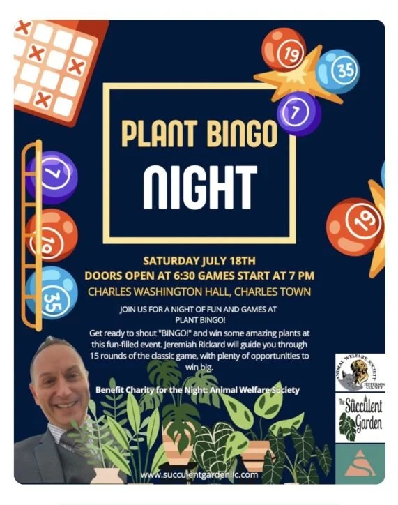 Plant Bingo Night hosted by Succulent Garden 