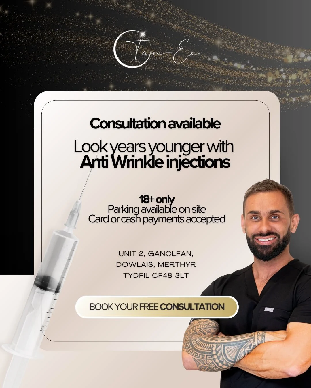 Thinking about anti-wrinkle treatment? ✨

Book a consultation to speak with our expert and explore the best options for you

Personalised advice. Natural results.

Click the link in our bio to book 🤍