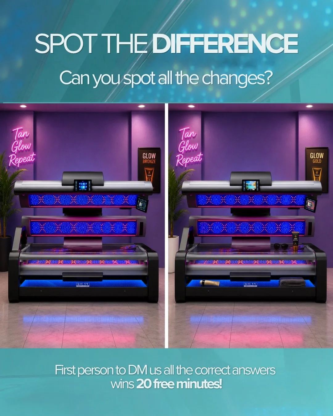 👀 Who wants 20 FREE minutes on our K11?

We&rsquo;ve hidden 8 differences in the image&hellip; can you spot them all? 🔍

The first person to DM us with all 8 correct answers wins 20 FREE minutes! ☀️

Good luck &amp; happy Saturday! 💜

Prize minute