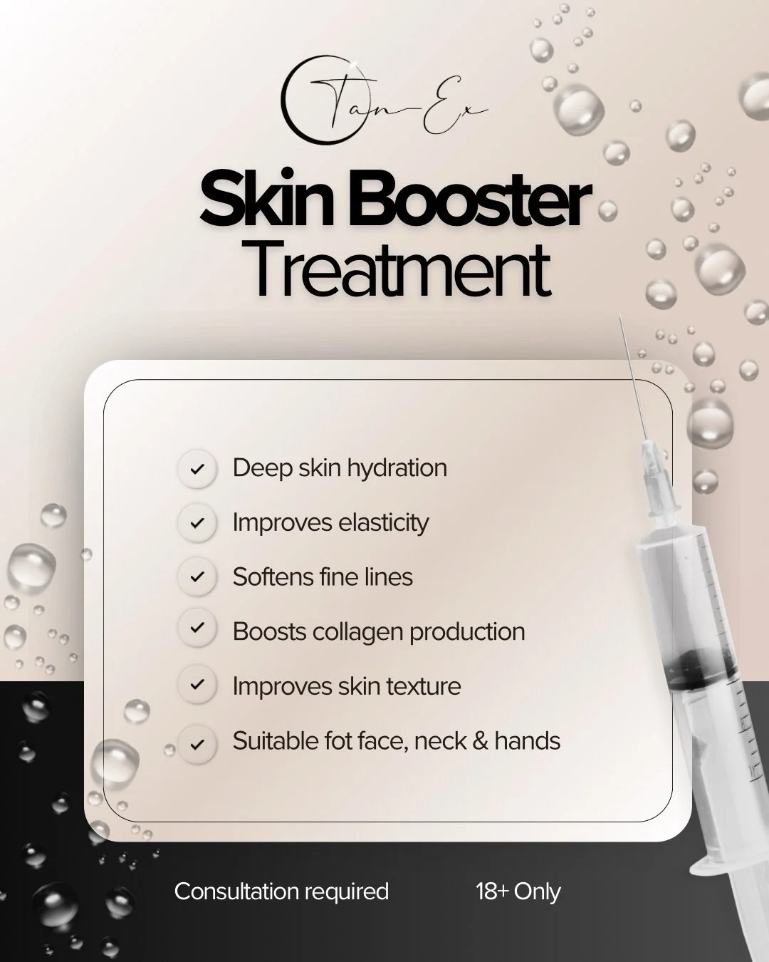 Healthy, hydrated skin starts beneath the surface ✨

Skin boosters are one of our most popular treatments for a reason 👀

Book your consultation today.