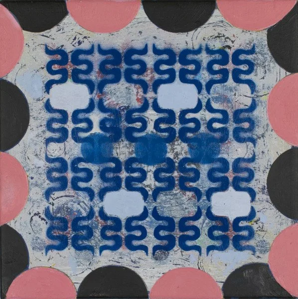 2824a   12 x 12"  Oil on Metal