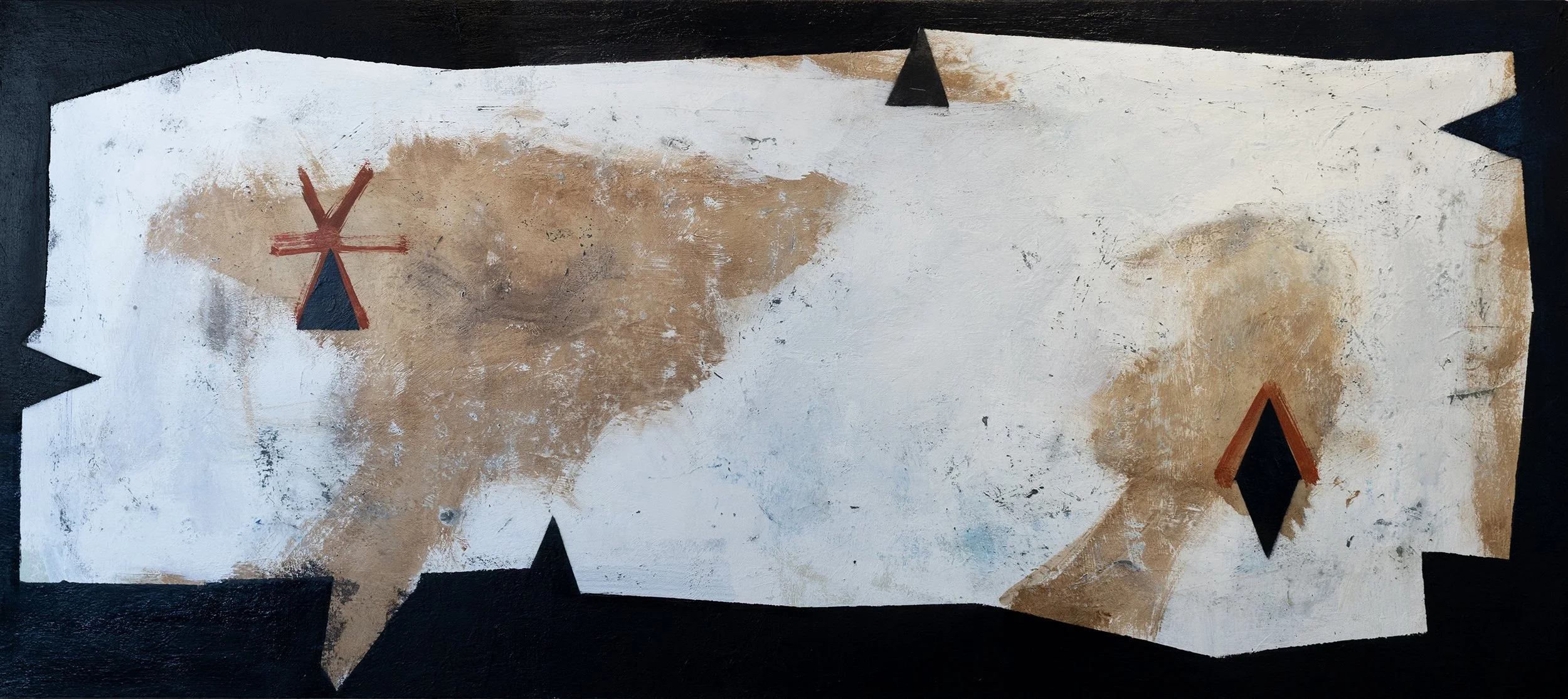 #3100  32 x 72" Oil on Panel