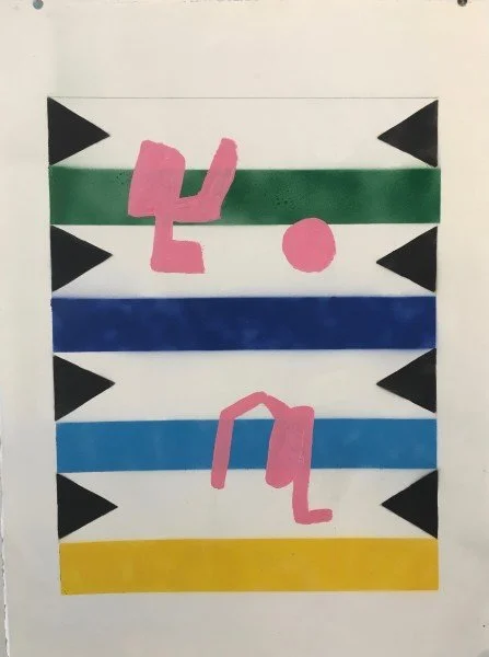 2878   30 x 22"   Oil on Paper