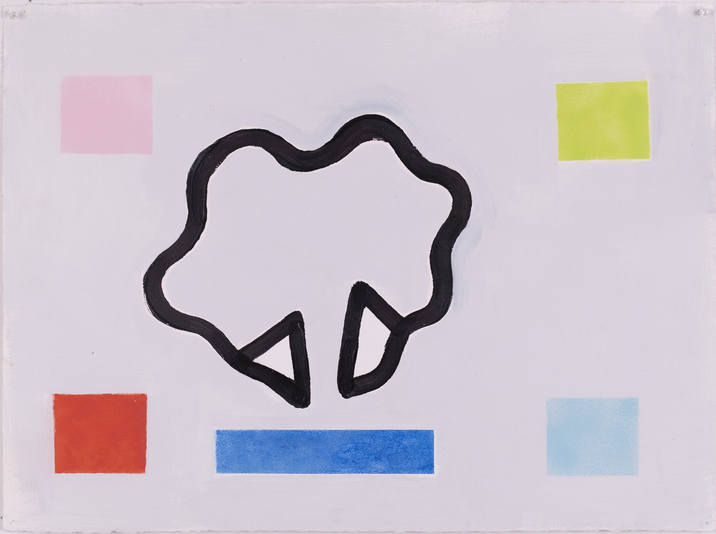 3076   2 x 30"   Oil on Paper