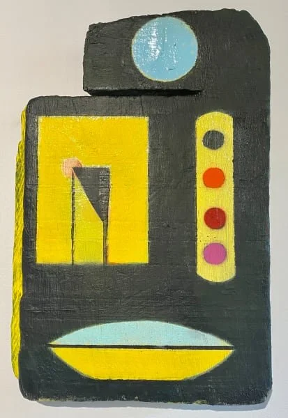 3022   14 x 9"   Oil on Wood Object Hanging