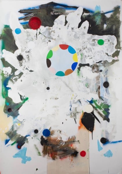 2968   52 x 36"   Oil on Paper