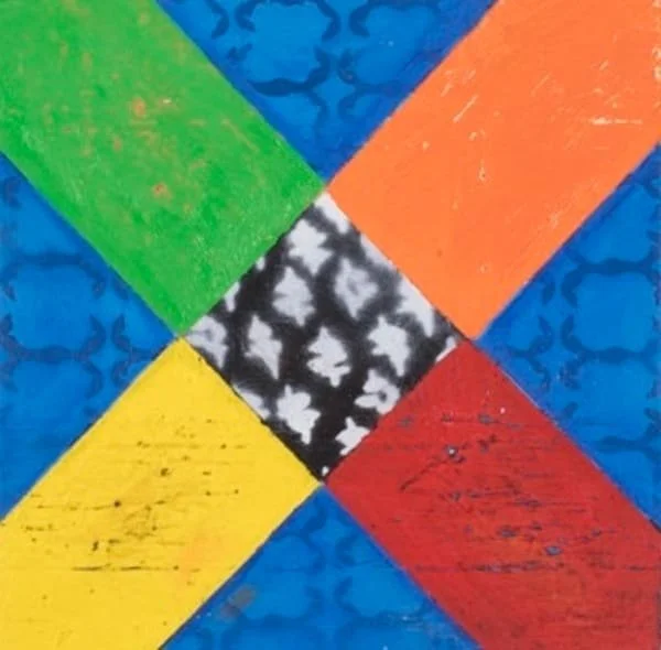 2850e   10 x 10"  Oil on Metal