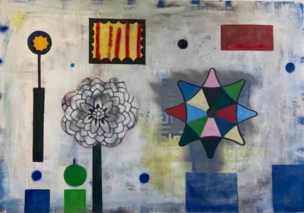 2982   36 x 52"   Oil on Paper