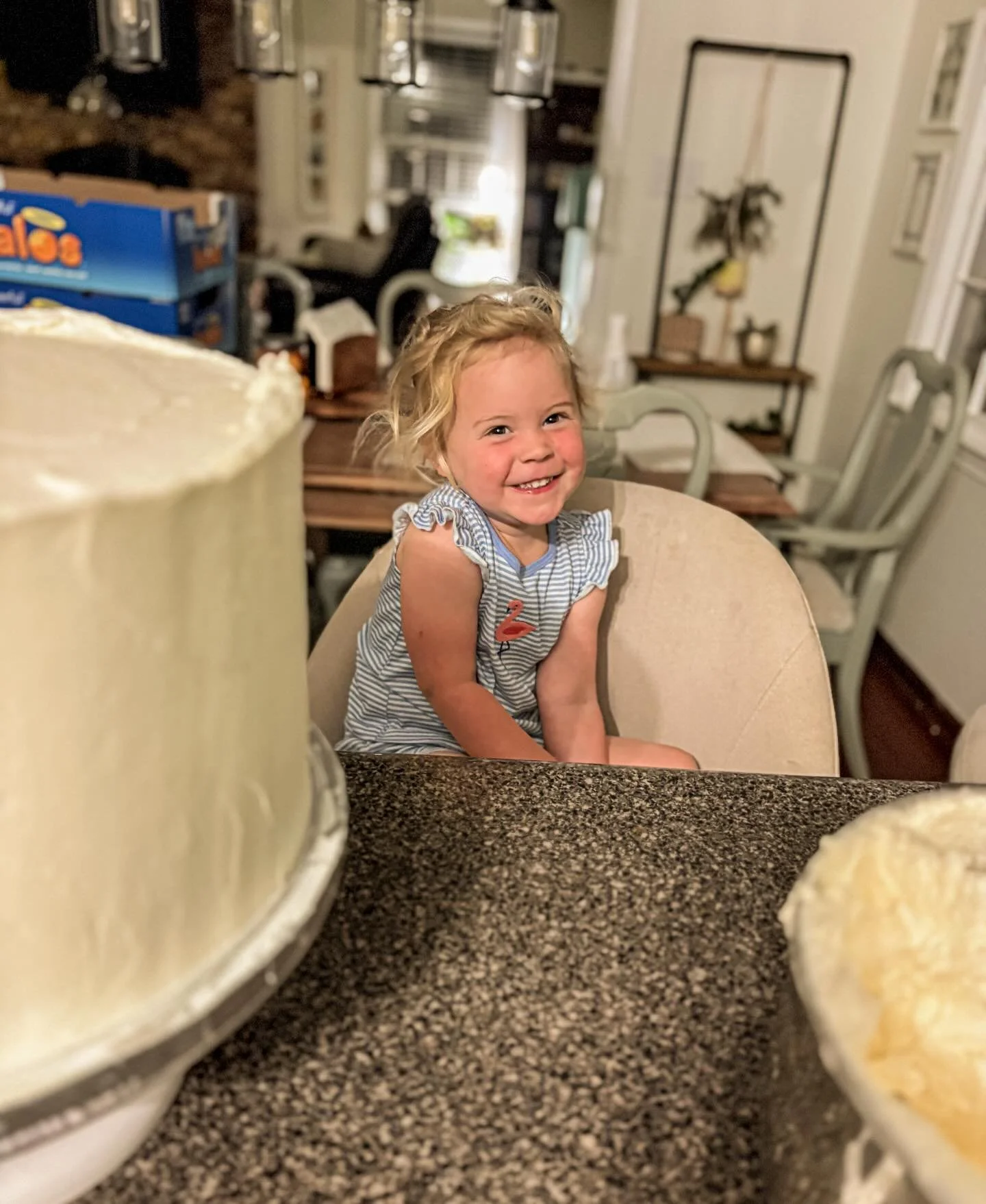 My little girl is truly the best helper, and the reason I follow my dreams every day. I love having her sit in the seat across from me while I bake, watching her learn this sweet craft of gluten-free baking. Together, we create something special, and
