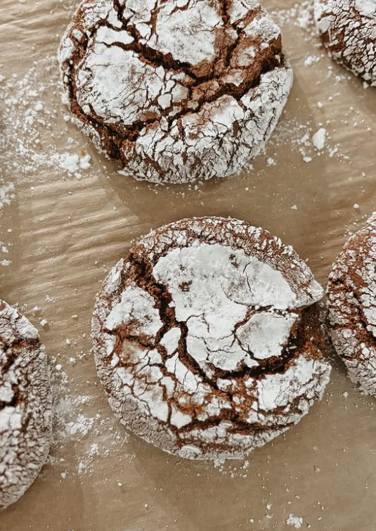 Chocolate Espresso Crinkle Cookie