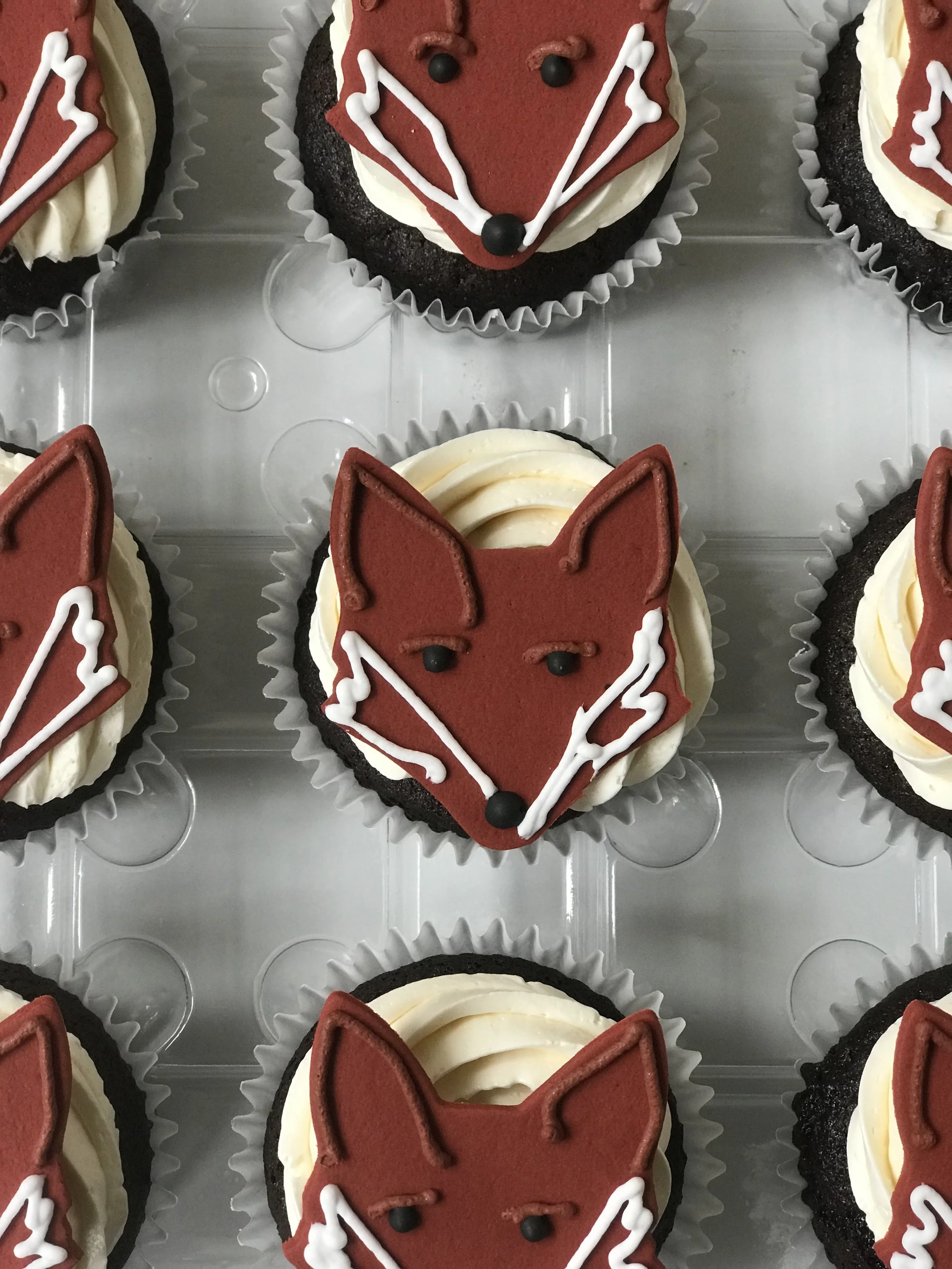 Custom Fox Cupcakes | Portland, OR