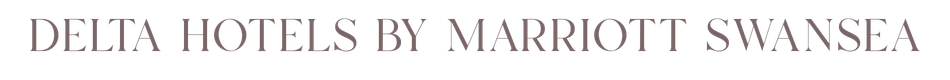 Text reading 'Delta Hotels by Marriott Swansea' in a stylized font.