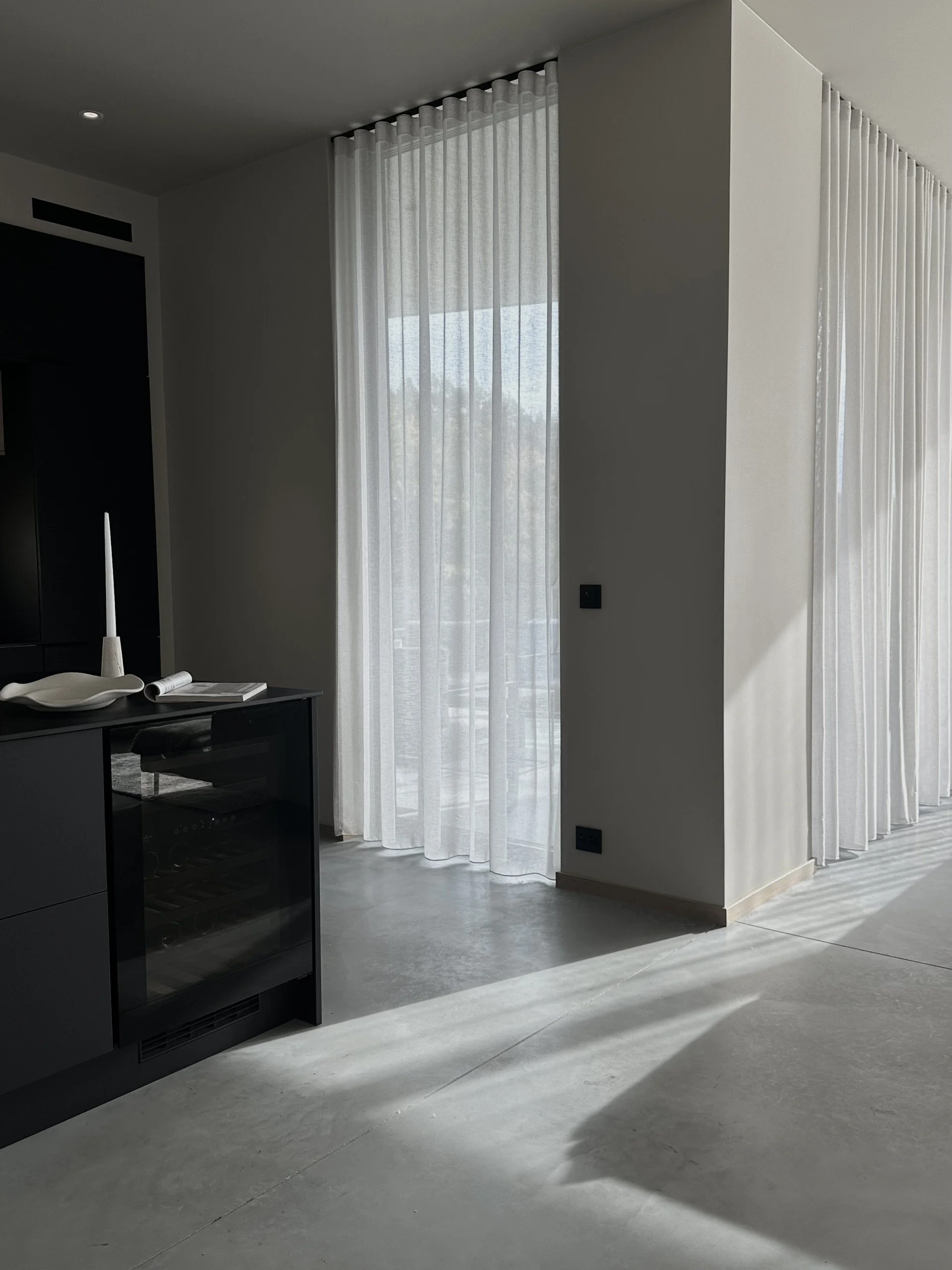 Moderne enebolig på Åsafjellet i Søgne, kjøkken, arkitektur