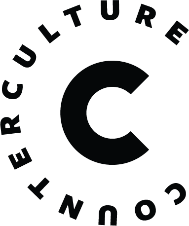 Black circular logo with a large letter 'C' in the center. The words 'CULTURE' and 'ENTRE' are written around the circle.