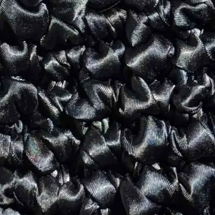 medium satin bucket bag