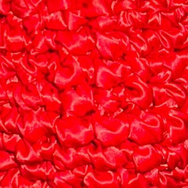 medium satin bucket bag