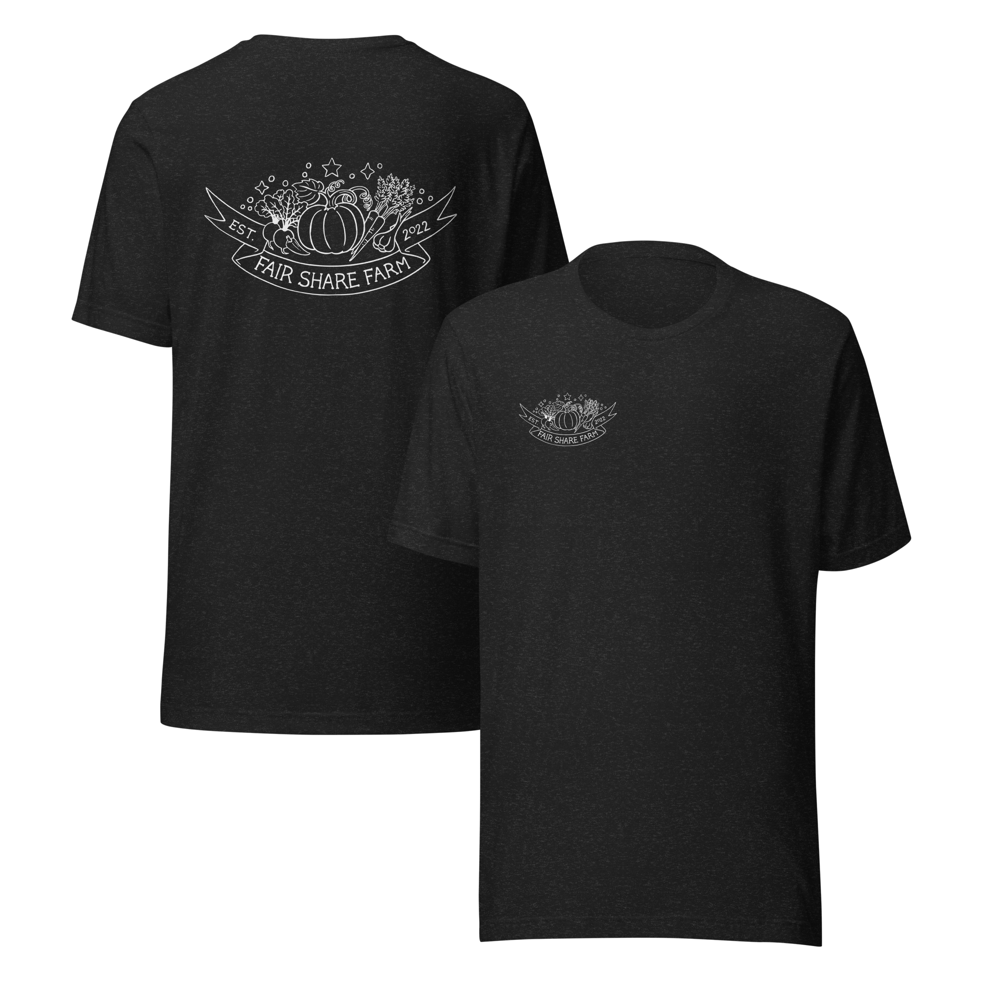 Unisex T-shirt w/ White Logo