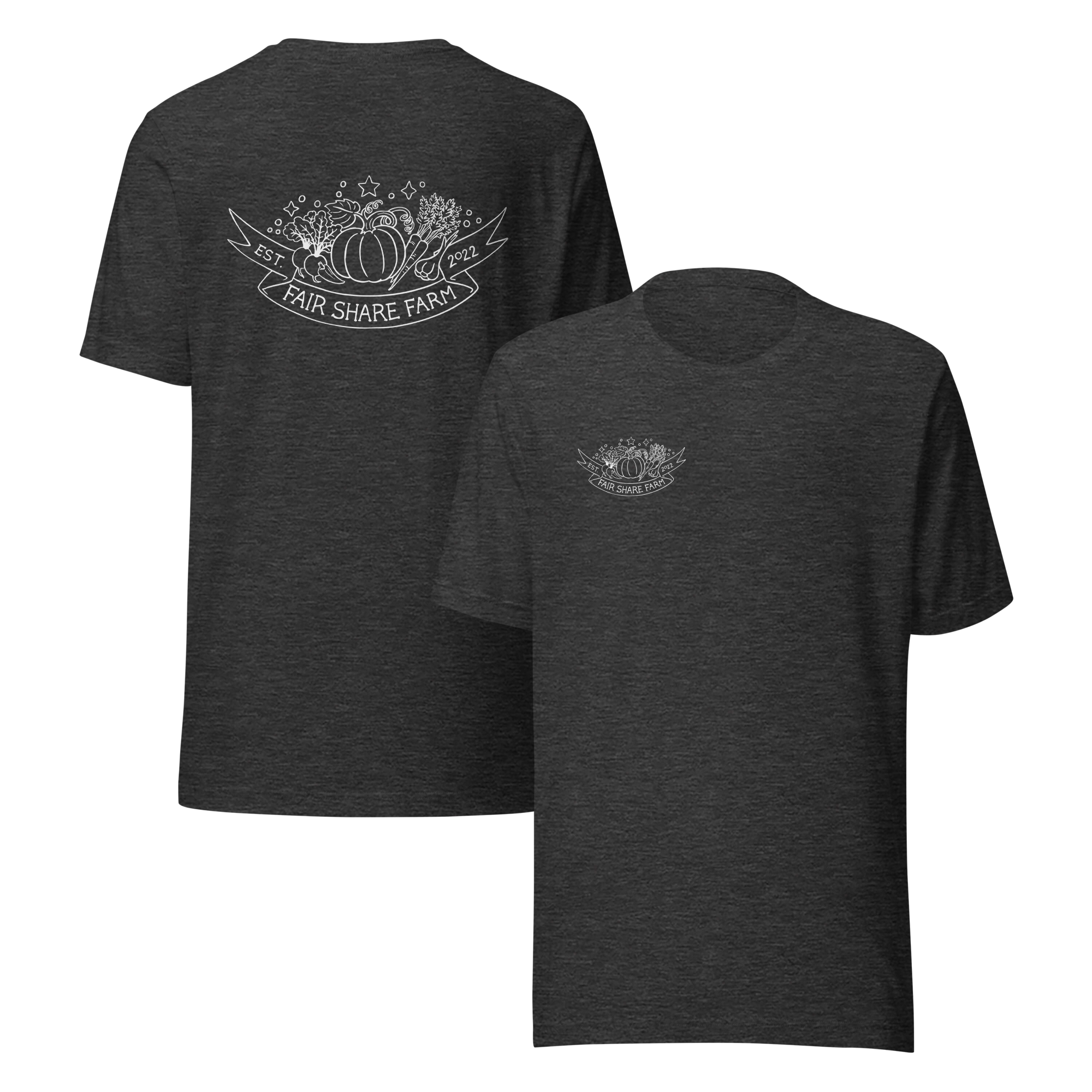 Unisex T-shirt w/ White Logo