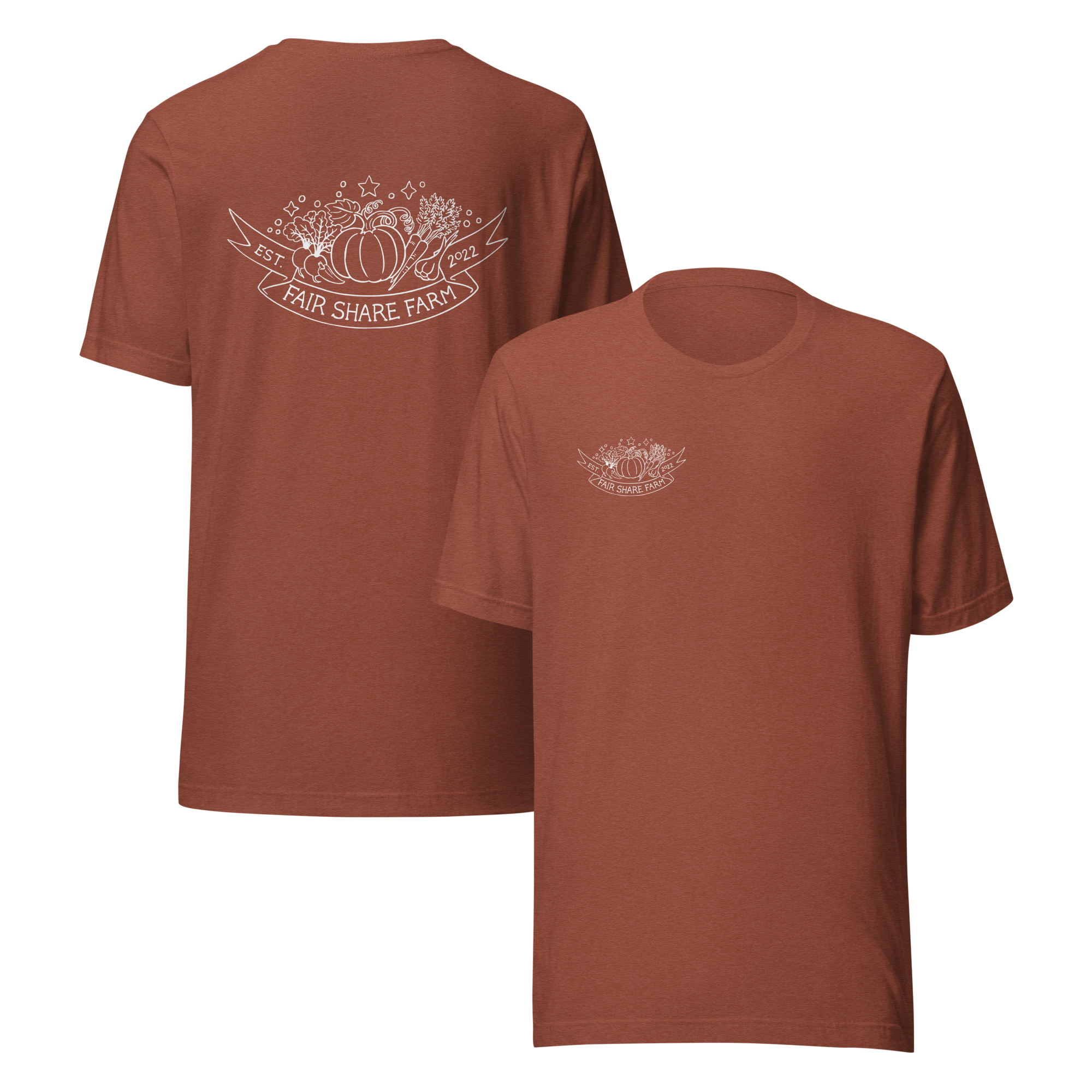 Unisex T-shirt w/ White Logo