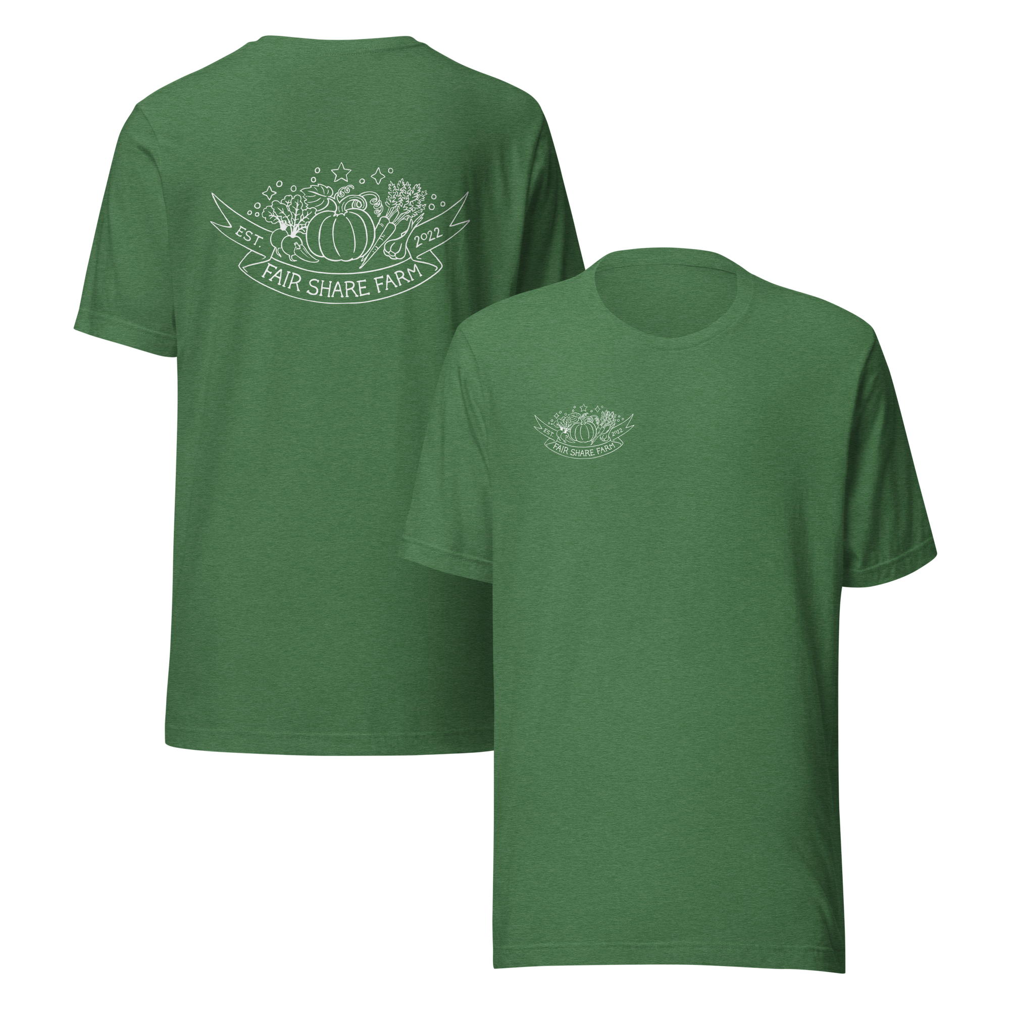 Unisex T-shirt w/ White Logo