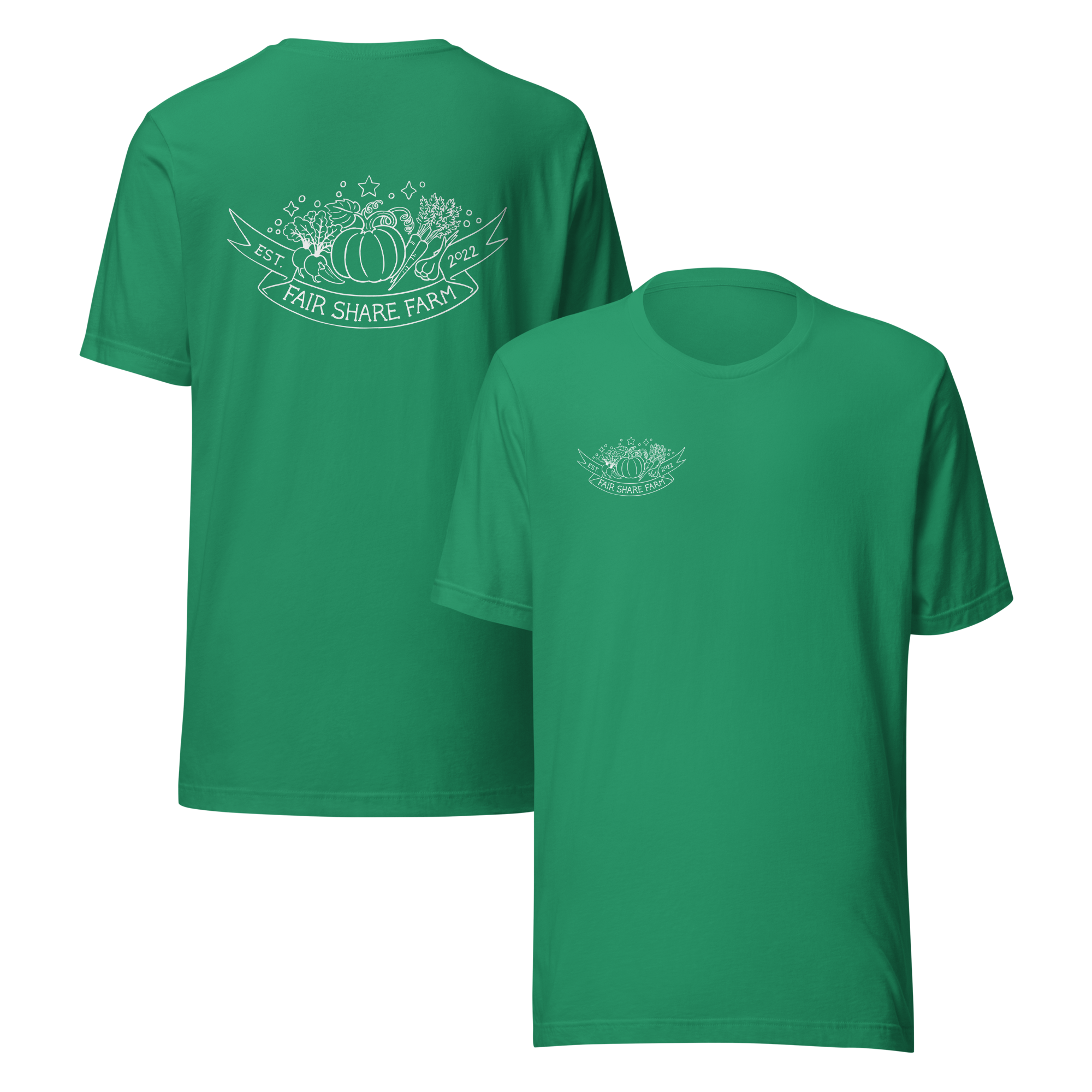 Unisex T-shirt w/ White Logo