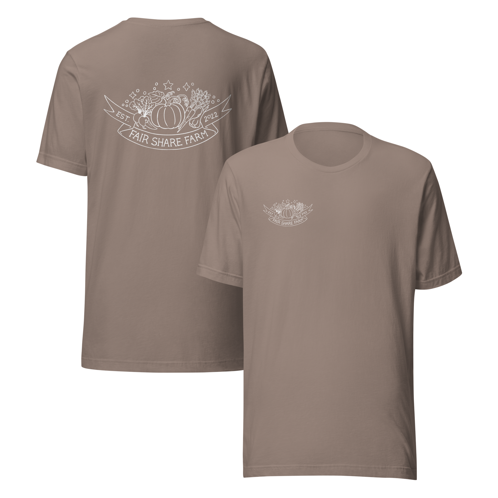 Unisex T-shirt w/ White Logo