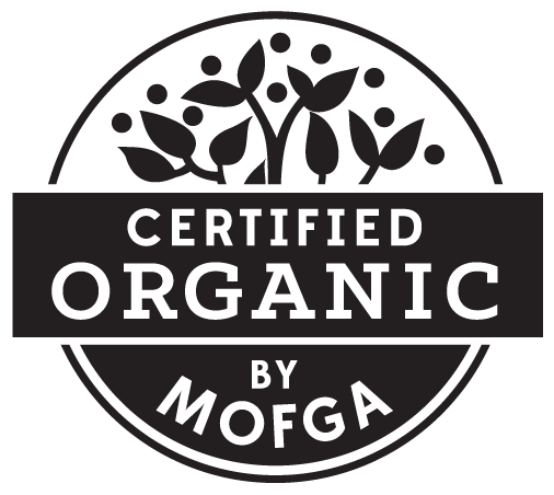Maine Organic Famers and Gardners Association (MOFGA) certified organic badge