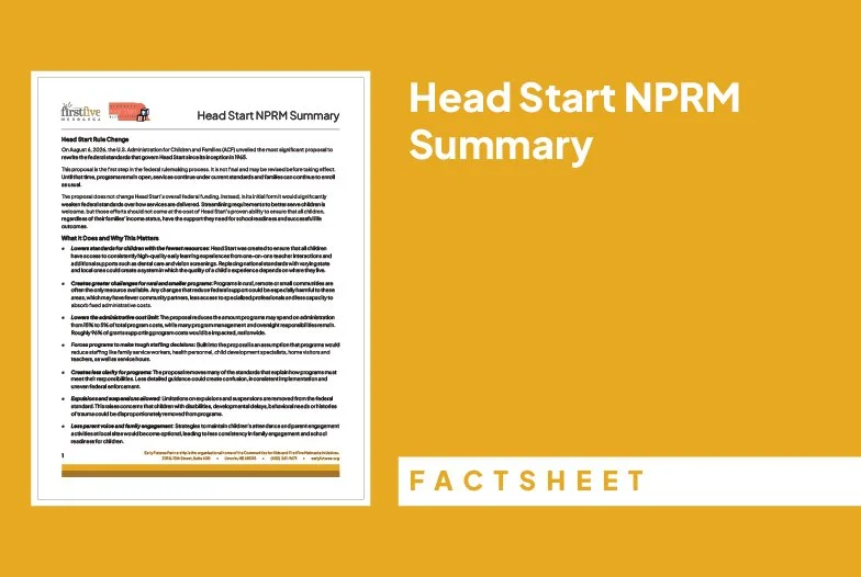 Head Start NPRM Summary