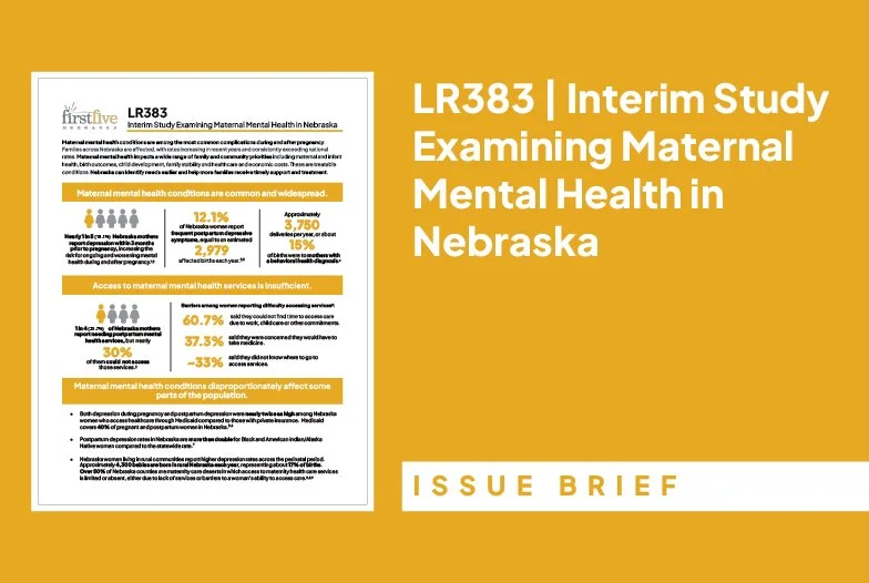 LR383 (2026) | Interim Study Examining Maternal Mental Health in Nebraska