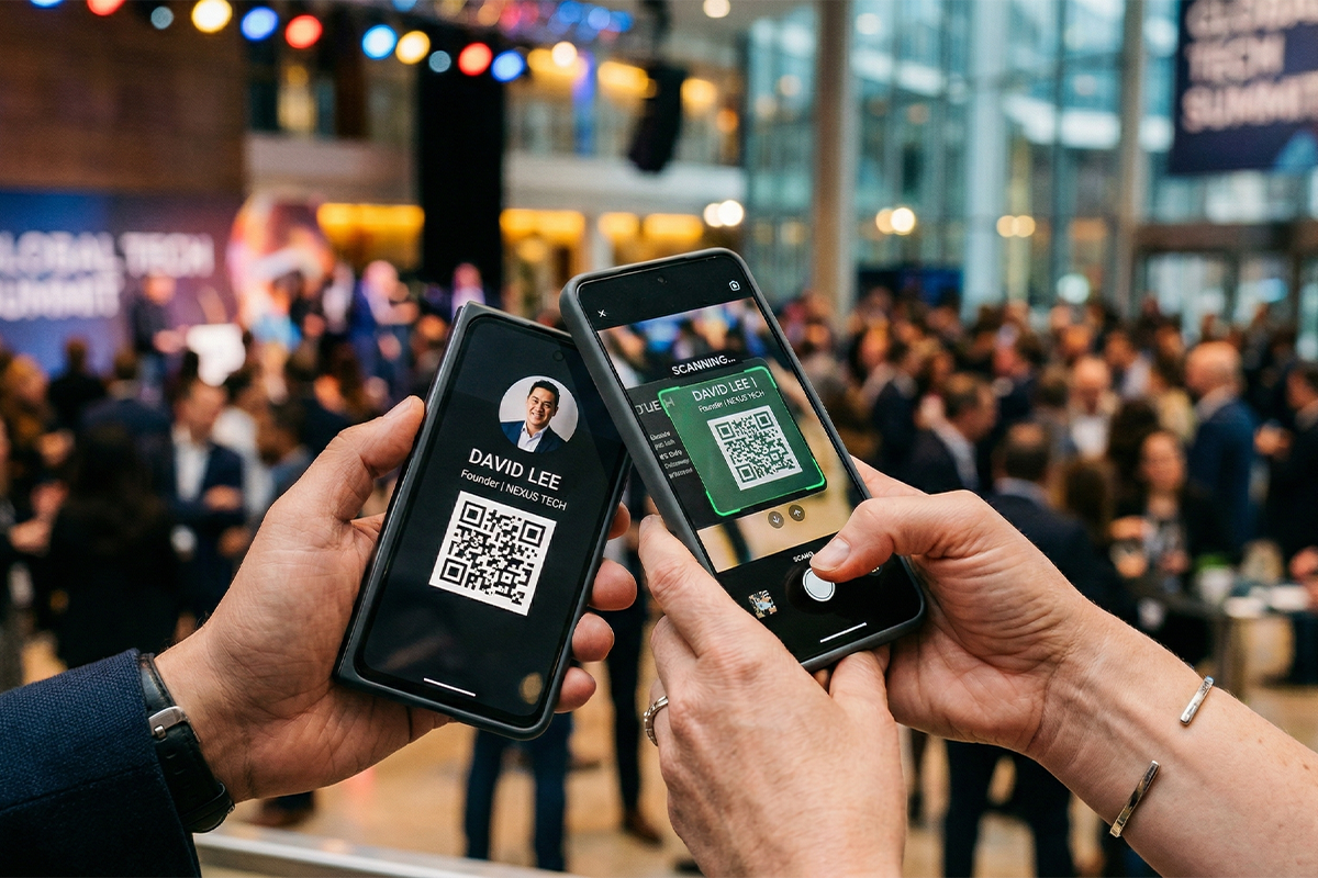 Digital Business Cards for Events, Conferences, and Networking Meetings