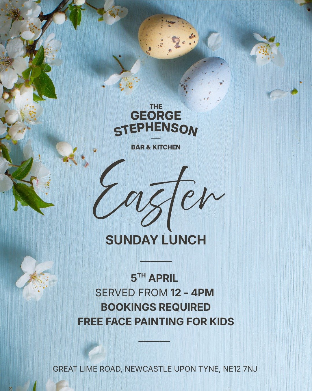 🐣 Easter Sunday at The George! 🐣

Join us this Easter Sunday for a proper Sunday roast, served from 12&ndash;4pm 🍽️

Due to popular demand and to keep everything as fresh and delicious as possible, we&rsquo;ll be serving our Sunday Lunch from 12-4