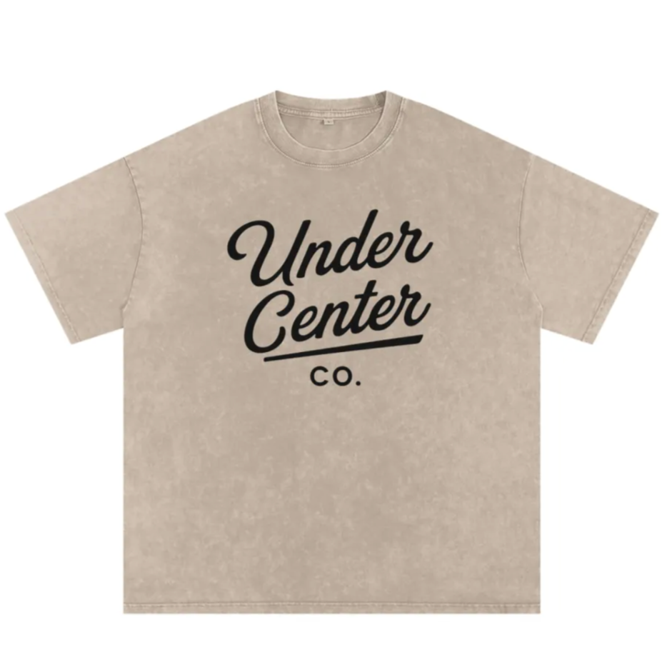 Under Center Cursive T-Shirt