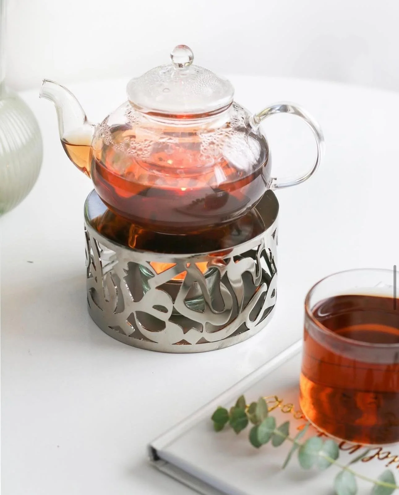 Calligraphy Tea Warmer