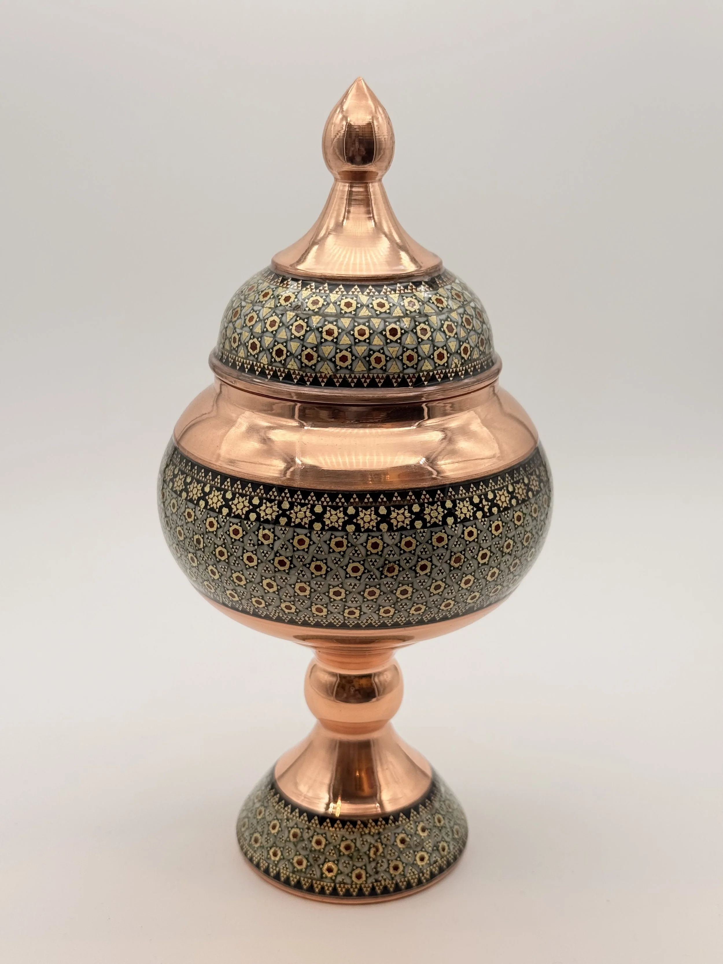 Copper & Khatam Candy Dish