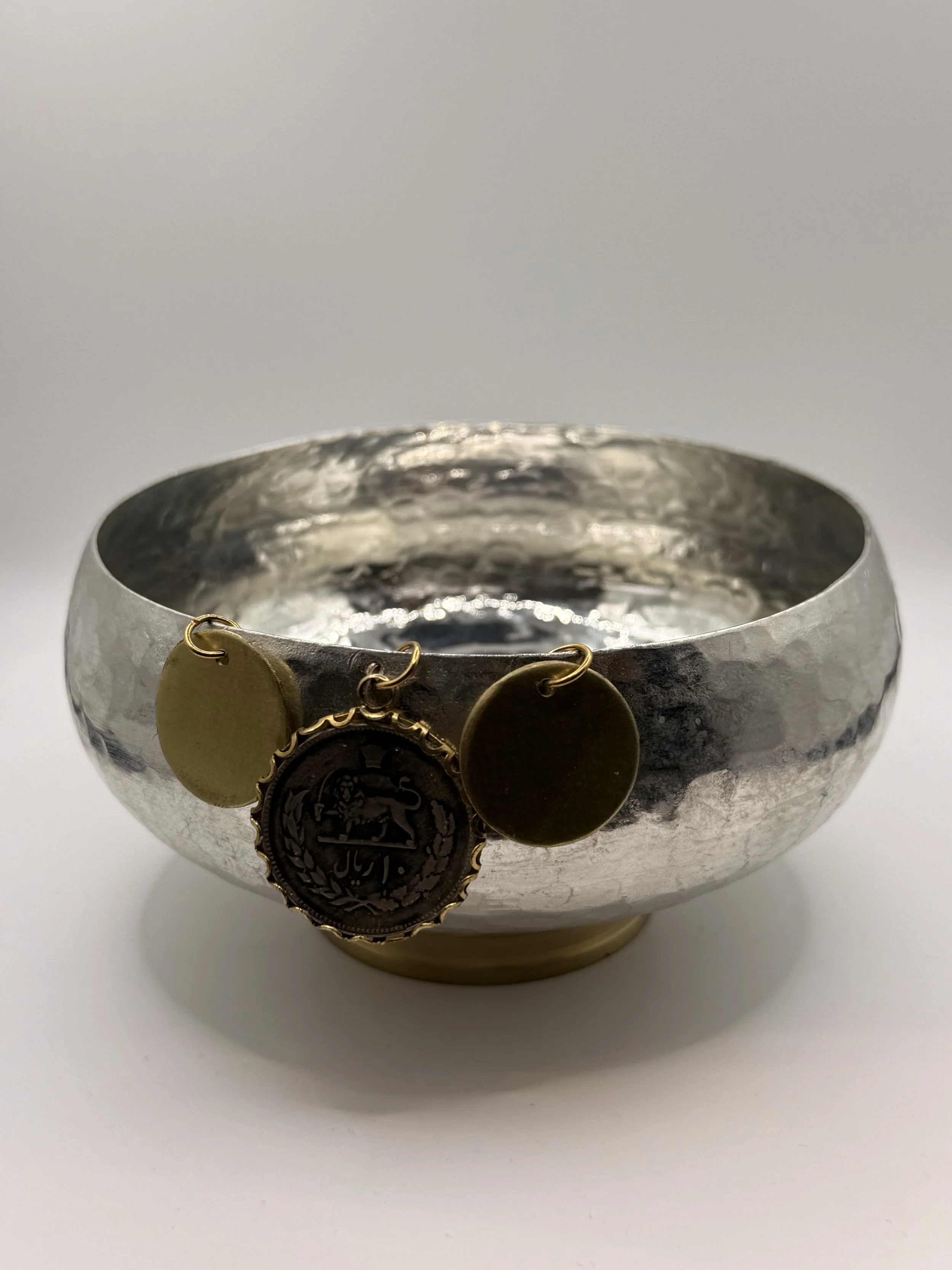 Copper Bowl with Short Base