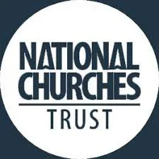 Logo of National Churches Trust with a circular design and text.