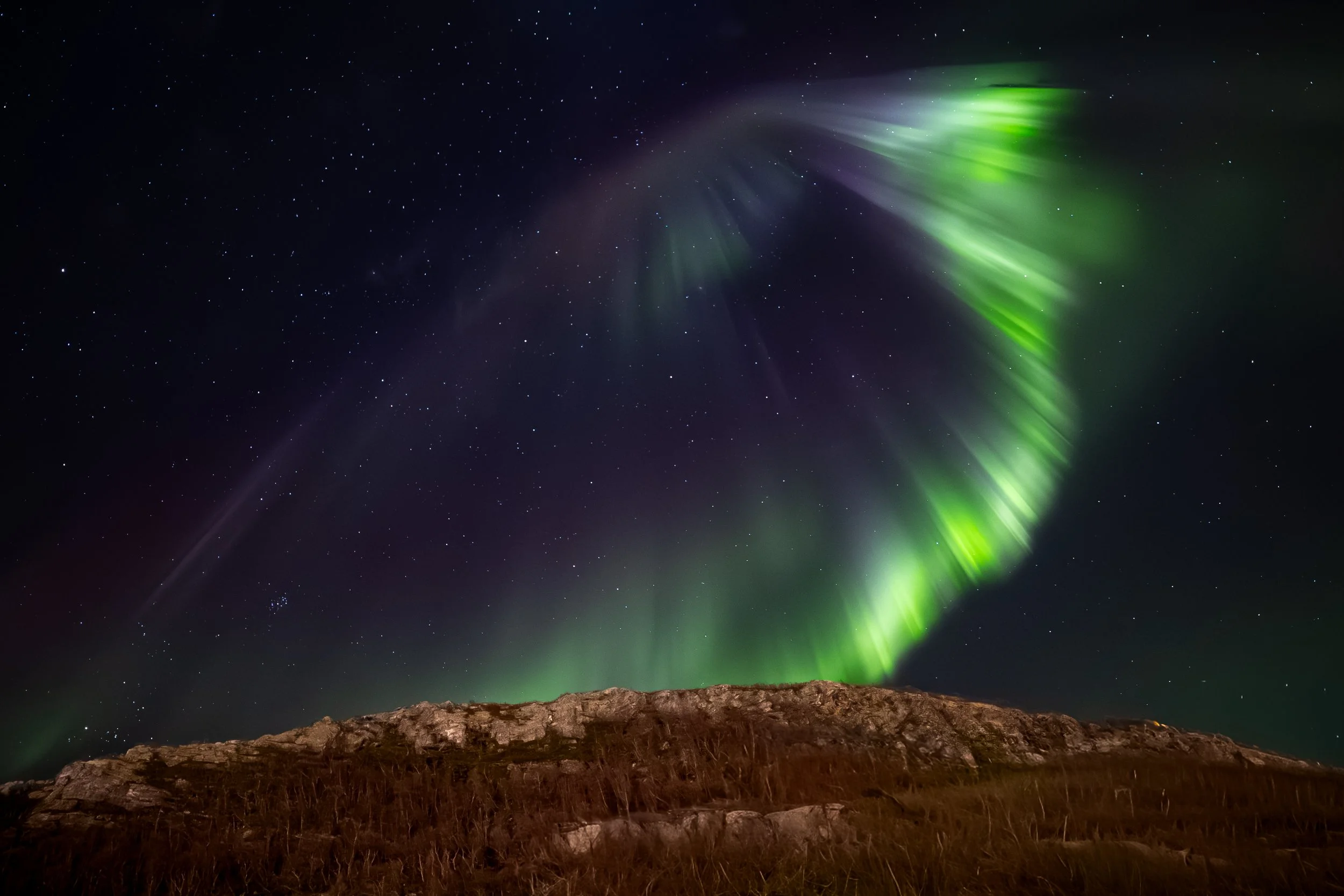 Northern Lights, Troms, Skjervøy, Norway