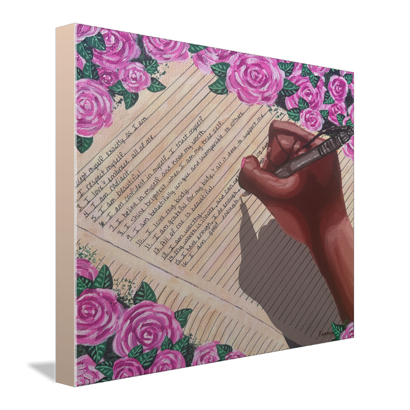 I CHOOSE ME (14 x 14 in) Signature Canvas Edition (Limited)