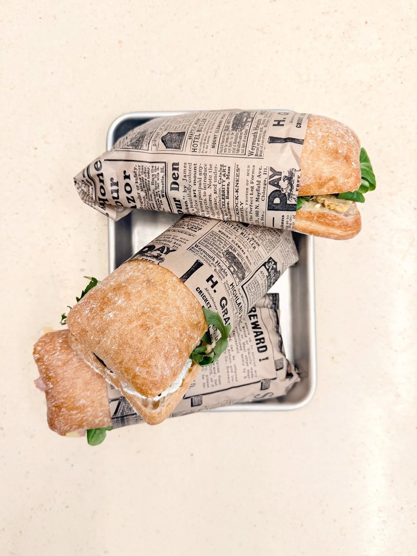 ✨ New on the lunch menu!

Say hello to our homemade ciabattas &mdash; three generous fillings to make your midday break extra special:

🐟 Tuna skyr &mdash; egg, curry, chives, cucumber &amp; salad
🌿 Ricotta &amp; grilled vegetables &mdash; fresh ba