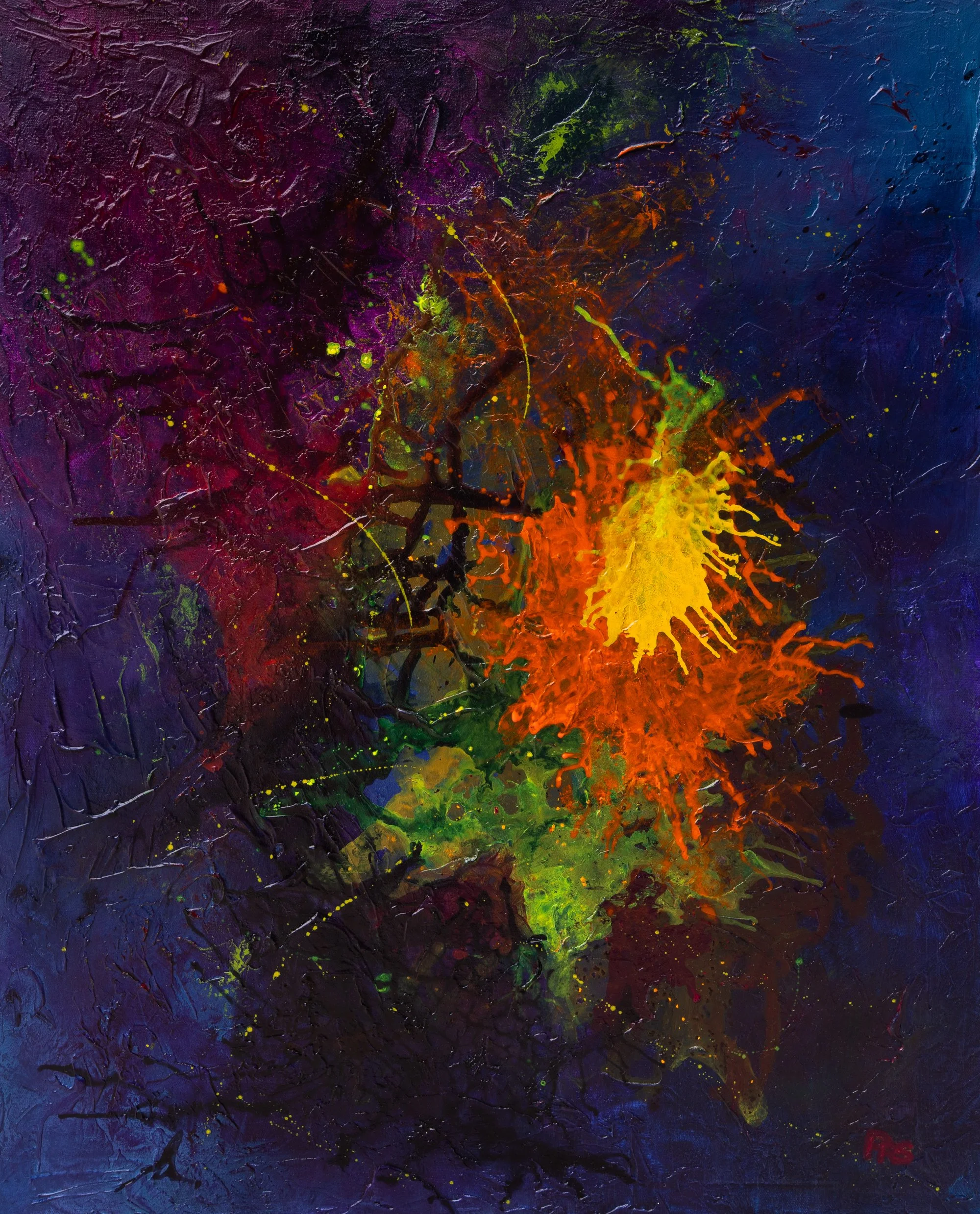 Cool Vibrations
Acrylic On Canvas
30 x 24 x 1.5 in