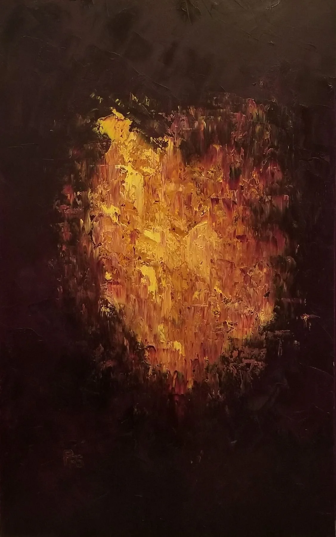 Inner Flame
Oil On Canvas
48 x 30 x 1.5 in