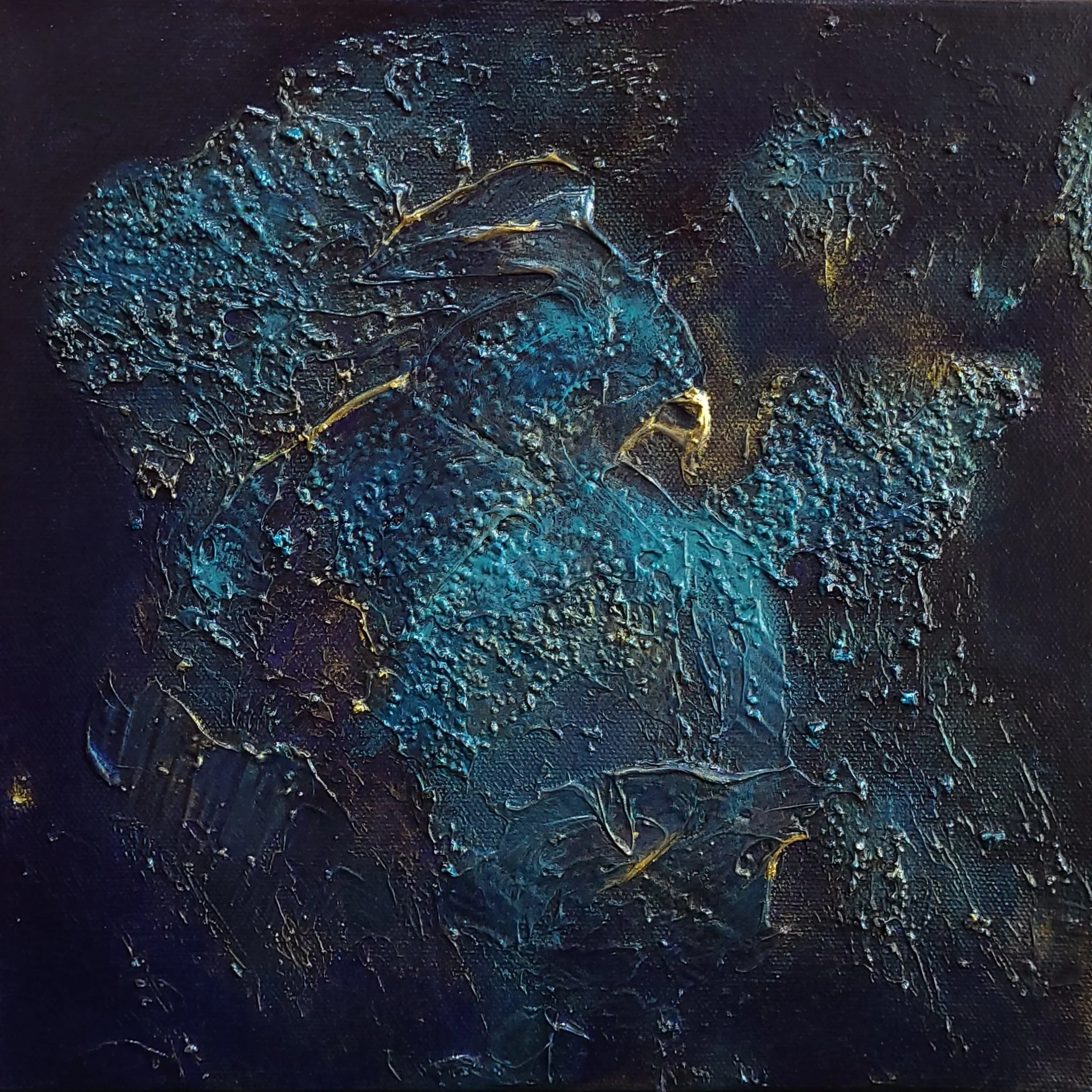 Moody Blues I
Acrylic & Mixed Media On Canvas
10 x 10 x 1.5 in