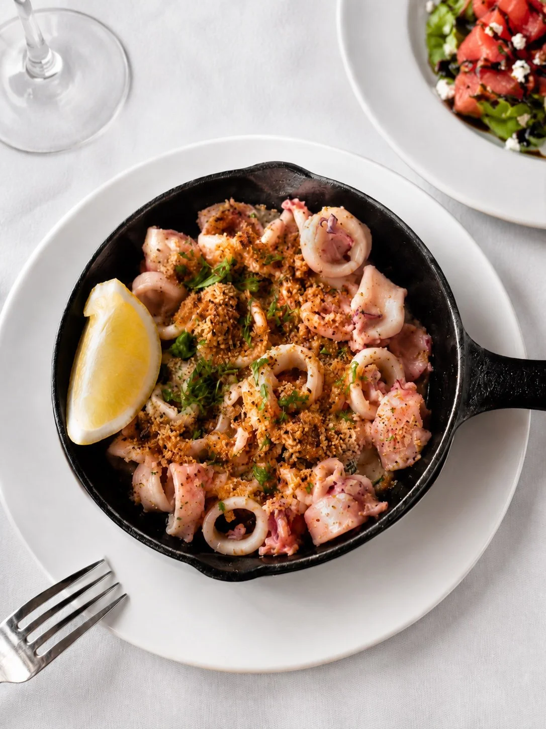 calamari skillet at Paolas 1302 Madison NYC.jpg