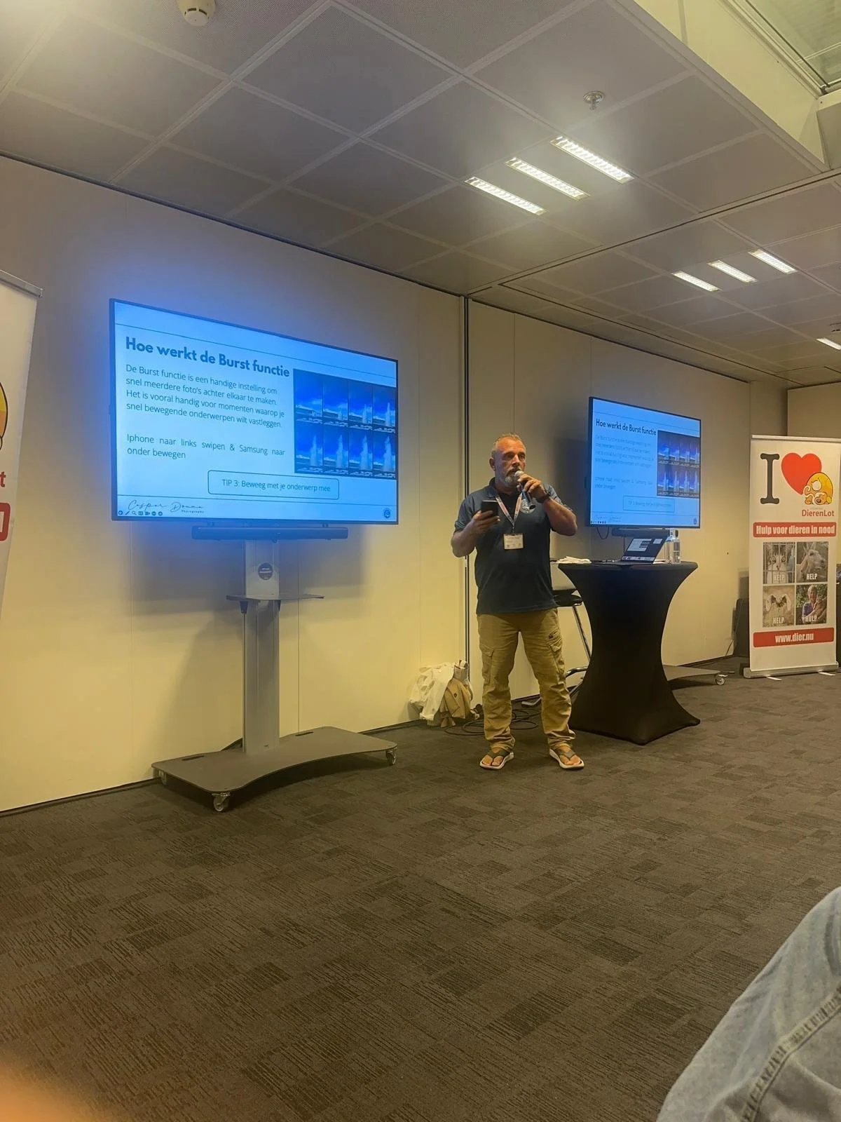 Fotografie workshop bij sponsor Dierenlot 