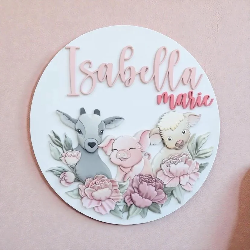 Farm Time Personalized Wall Plaque