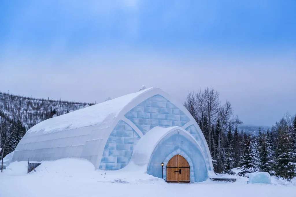 The Laughing Goats - the Aurora Ice Museum at Chena Hot Springs
